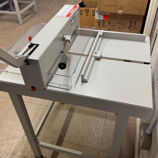 Lightly Used IDEAL 4305 Manual Guillotine Including Floor-Stand