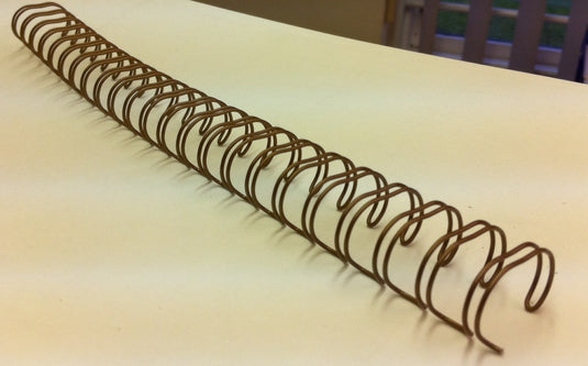 Bronze A4 Wire-O Document Binding Wires - Quality James Burn Branded