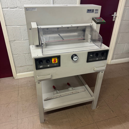 Second-Hand, Fully Serviced, IDEAL 4850-95EP 9-Program Electric Guillotine