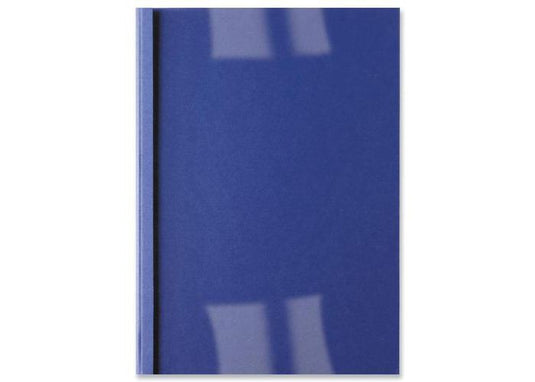 GBC 3mm Blue Leathergrain Thermal Binding Covers 451010U (100)