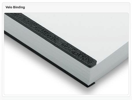 Velobind A4 Binding Strips Black 50mm 12-Prong (100)
