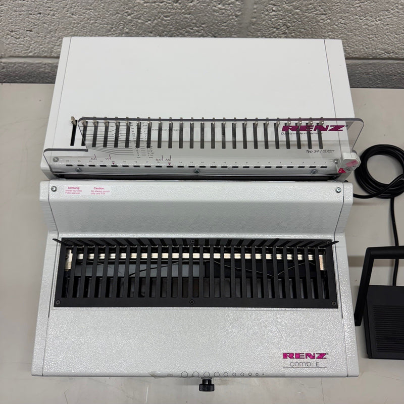 Load image into Gallery viewer, Brand New, Old Stock, Renz Combi-E Electric Comb Binder Punch
