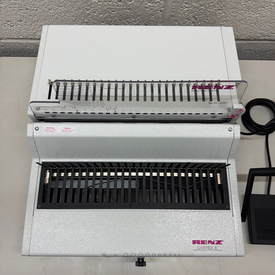 Brand New, Old Stock, Renz Combi-E Electric Comb Binder Punch