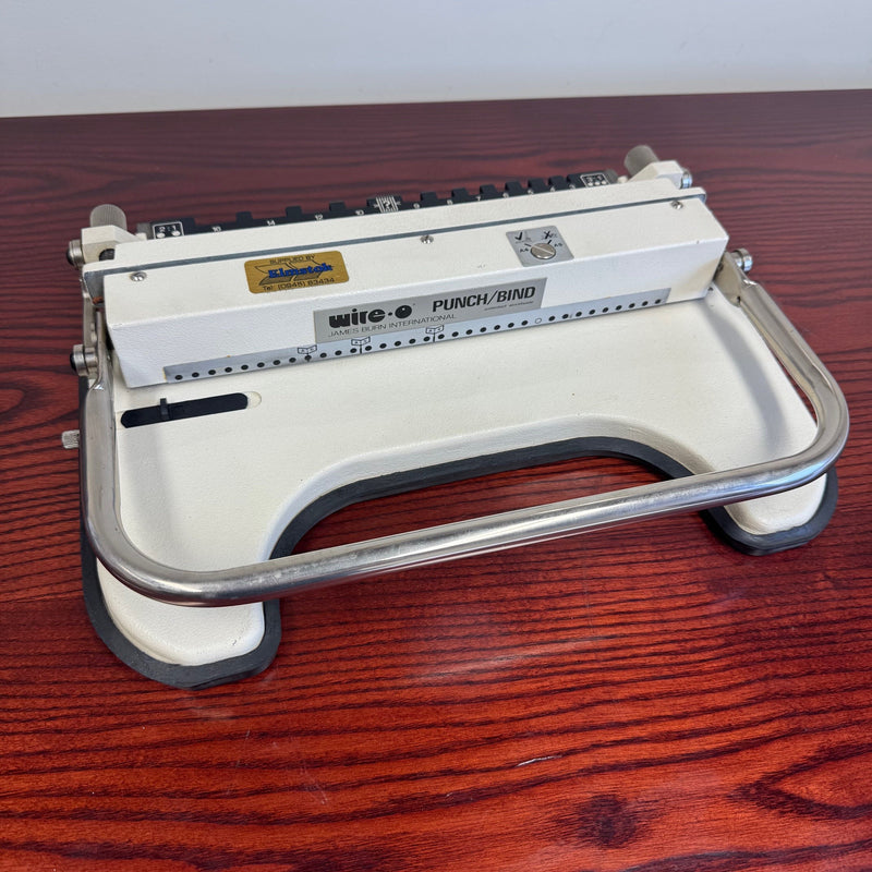 Load image into Gallery viewer, Used James Burn PB34 3:1 Wire-O Binding Punch &amp; Closer
