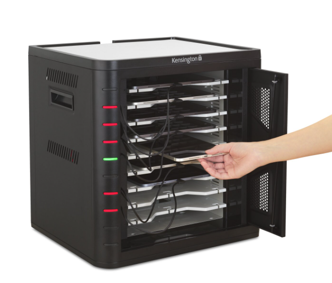 Load image into Gallery viewer, Kensington K67716EU Charging Cabinet For Tablets, Phones, Laptops
