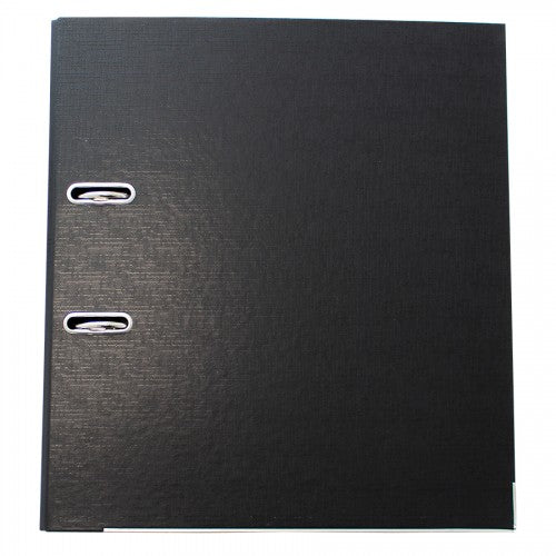 Q-Connect 70mm A4 Lever Arch File Polypropylene Black - KF20019 (Pack of 10)
