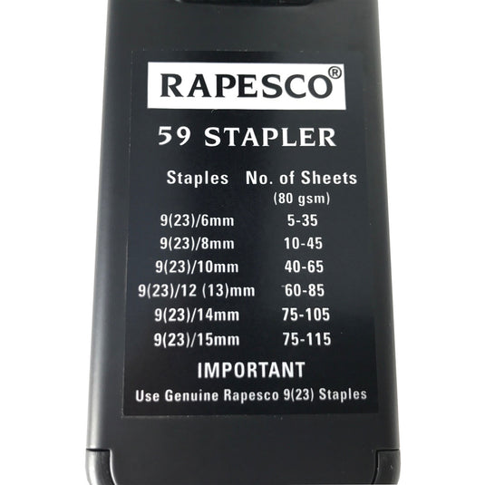 Rapesco 59 Heavy-Duty Manual Stapler