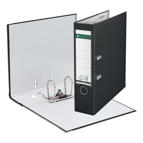 Leitz 180 Degree A4 Lever Arch File Black With 80mm Spine - Pack of 10 - 10101095
