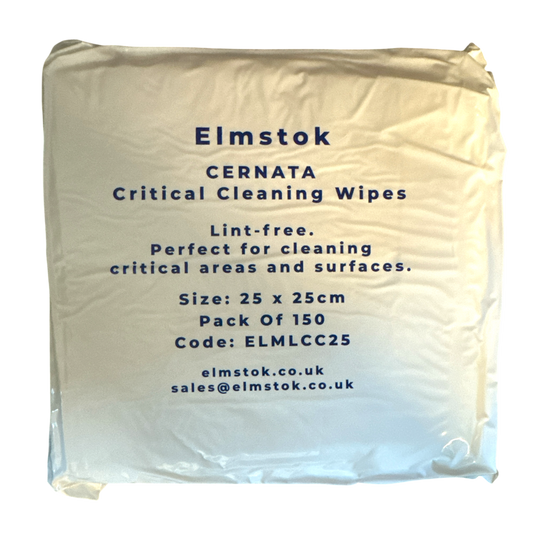Professional Lint-Free Cleaning Wipes Suited For Printers - 25 x 25cm (Pack of 150)