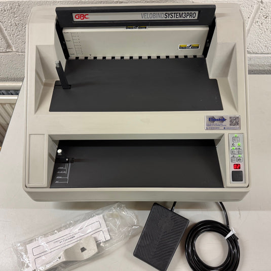 Refurbished, Ex-demo, GBC Velobind System-3 Pro Strip Binding Machine
