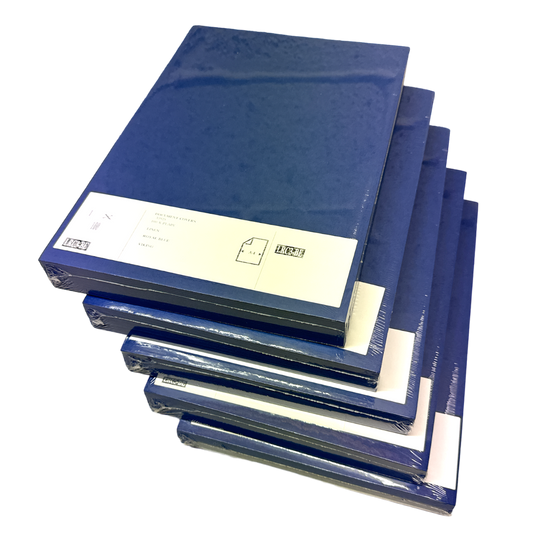 Linen Rivet Binding Leitz Esselte A4 Royal-Blue Linen Binding Report Cover Boards (1000 ...