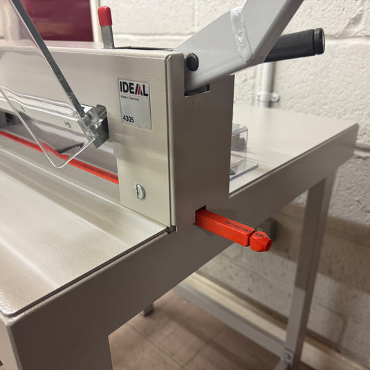 Refurbished, Used, IDEAL EBA 4305 Guillotine Including Floor-Stand