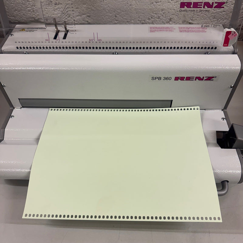 Load image into Gallery viewer, Ex-showroom Renz SPB 360 Coil Spiral Punch, Inserter &amp; Crimper Binder

