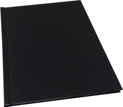 Oversized A4 Black Hard Channelbind Impressbind Covers (10)