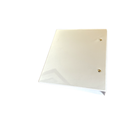 Panorama White 2D Ring Presentation File Binders A5 25mm Spine - Pack of 10