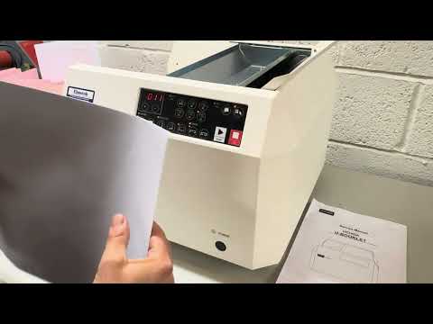 Load and play video in Gallery viewer, Lightly Used Uchida U-Booklet Desktop Booklet Maker Stapler
