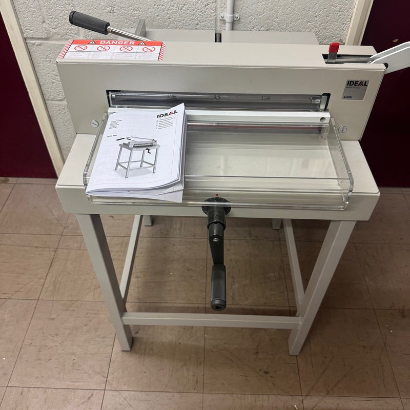 Load image into Gallery viewer, Refurbished, Used, IDEAL EBA 4305 Guillotine Including Floor-Stand
