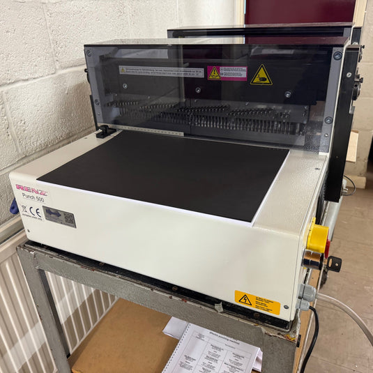 Refurbished Renz 3:1 Split-Die Wire & Calendar Tool With P500 Punch Machine