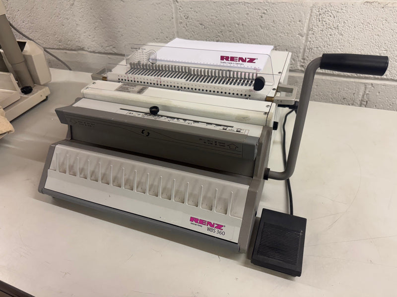 Load image into Gallery viewer, Used Renz DTP 340M Heavy-Duty Binding Punch Machine
