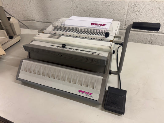 Used Renz DTP 340M Heavy-Duty Binding Punch Machine