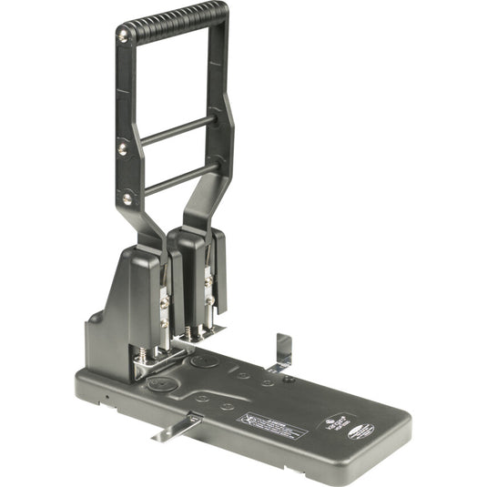 HD2300 Heavy-Duty Manual 2-Hole Black Paper Document Punch - 2100994