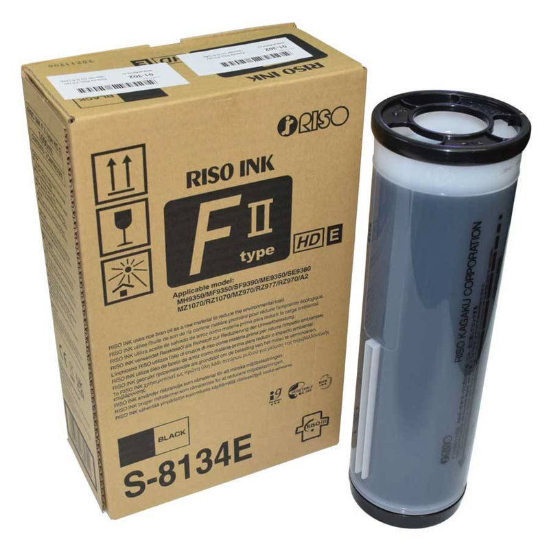 Load image into Gallery viewer, Riso HD Z-Type Black Ink S-4841 / S-8134 (2 Tubes)
