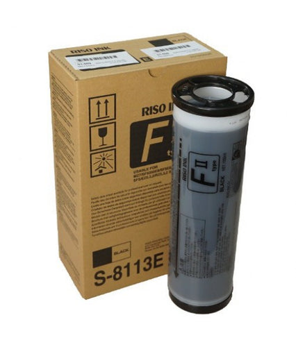 Riso FII-Type S-8113 or S-7612 EZ MZ SF Black Ink - Box 2