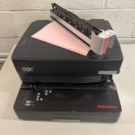 Pre-owned GBC Magnapunch 1.0 Binding Punch - Wire-O Bind Options Available If Required