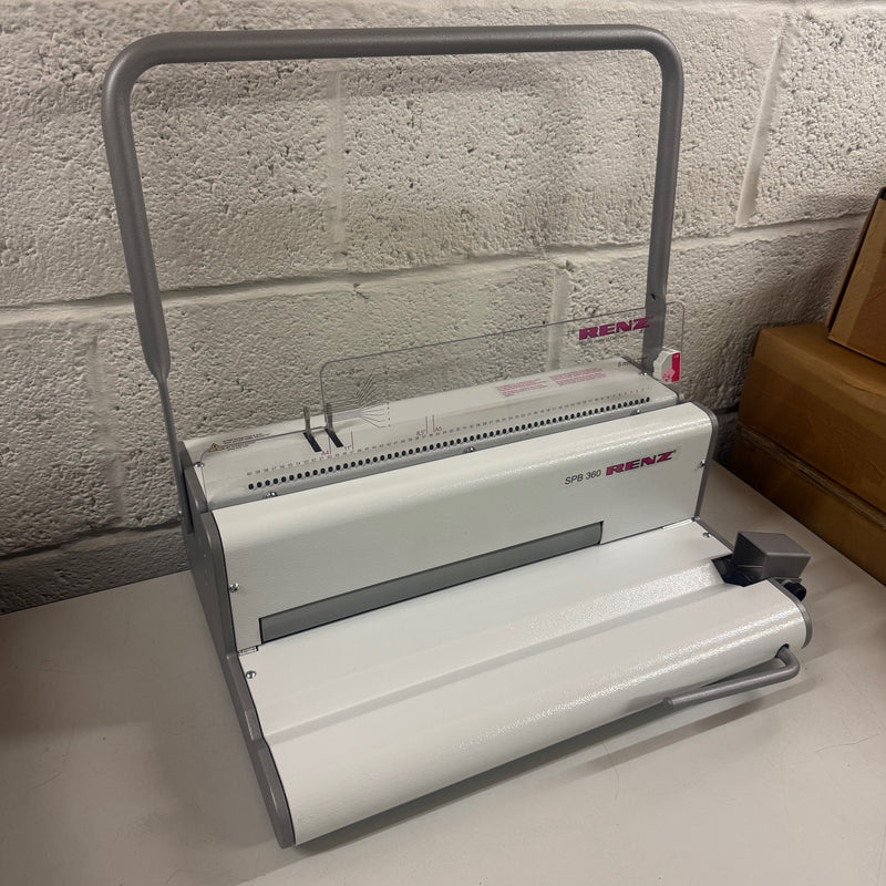 Load image into Gallery viewer, Ex-showroom Renz SPB 360 Coil Spiral Punch, Inserter &amp; Crimper Binder
