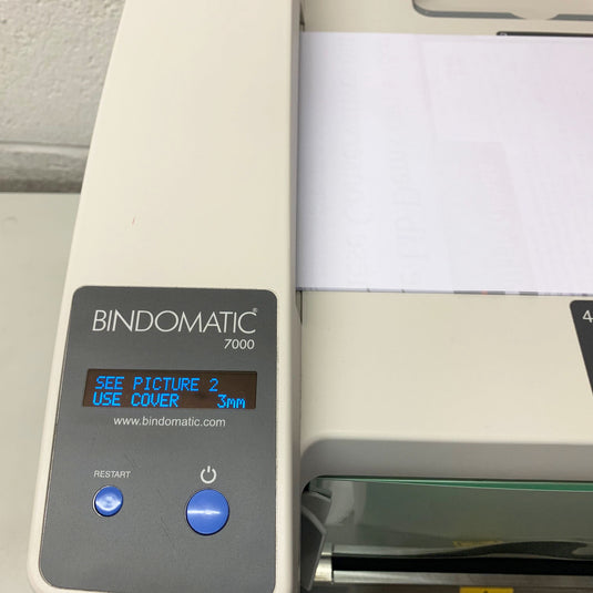 Like New Used Bindomatic 7000 Automated Thermal Binding Machine