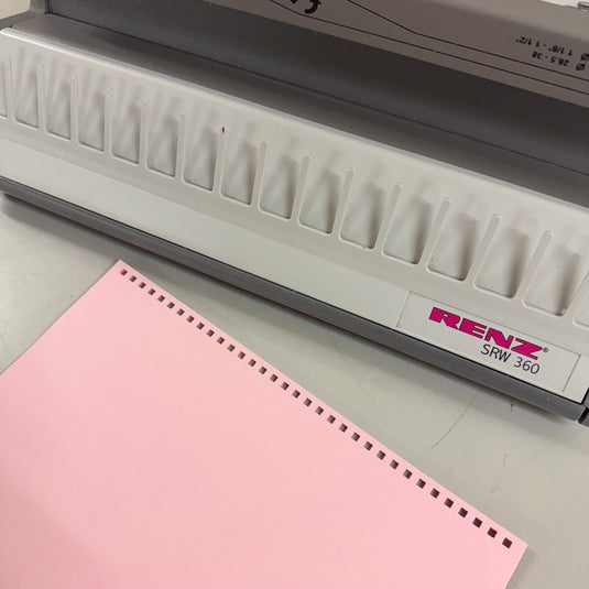Ex-demo, Used, Renz SRW 3:1 Wire Binding Machine - Latest Model