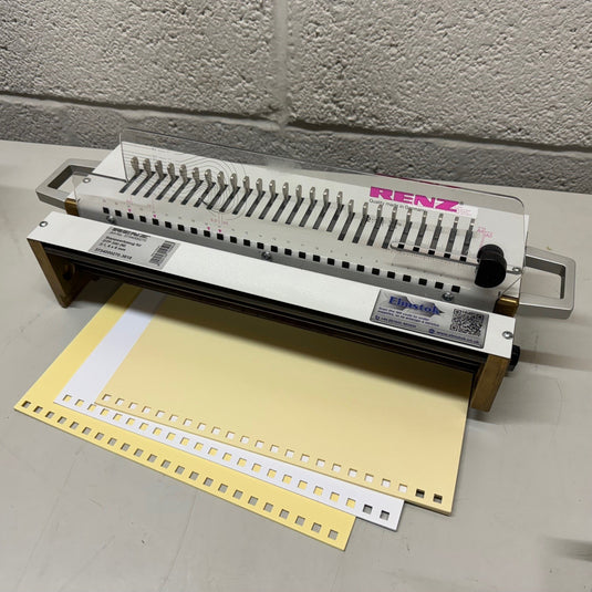 As New, Demo, Renz 340M / 340A 2:1 Square-Hole Wire Punch Tool Die
