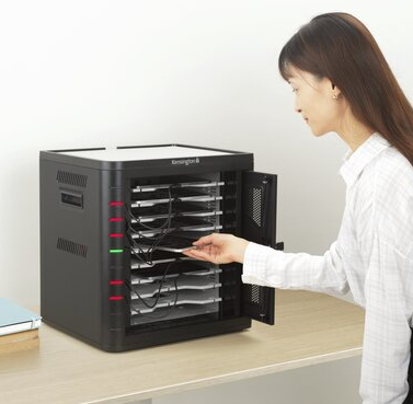 Load image into Gallery viewer, Kensington K67716EU Charging Cabinet For Tablets, Phones, Laptops
