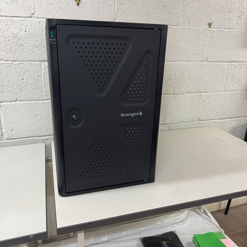 Load image into Gallery viewer, Kensington AC12 Desktop Charging &amp; Storage Cabinet For Phones, Tablets, Laptops
