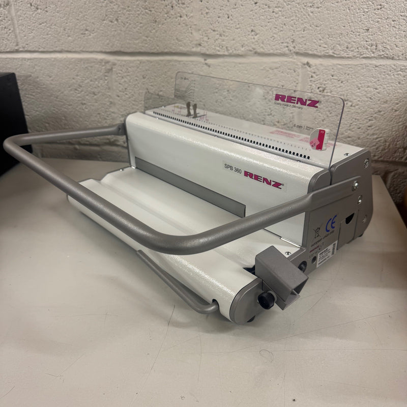 Load image into Gallery viewer, Ex-showroom Renz SPB 360 Coil Spiral Punch, Inserter &amp; Crimper Binder
