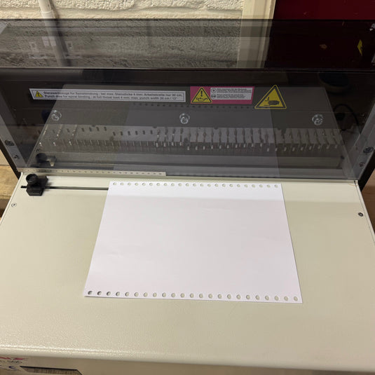 Lightly Used Renz P500ES Heavy Duty Punch With Optional Wire-Bind Tool