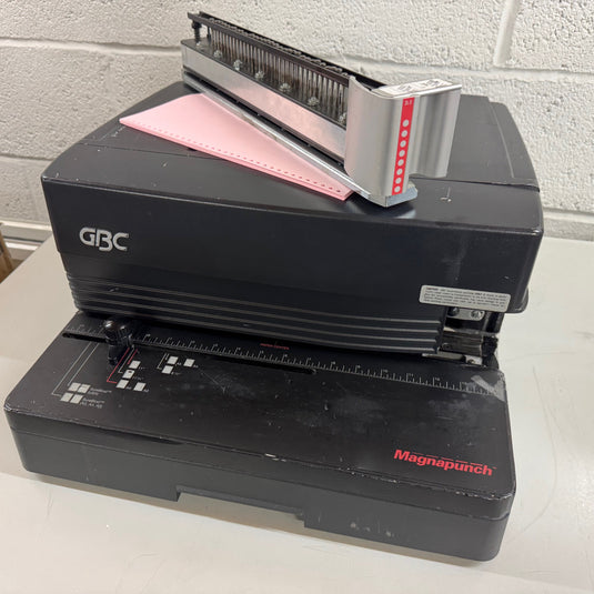 Pre-owned GBC Magnapunch 1.0 Binding Punch - Wire-O Bind Options Available If Required