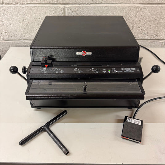 Lightly-Used Onyx Rhinotuff HD7700 Binding Punch With Coil-Spiral 4:1 Tool Die