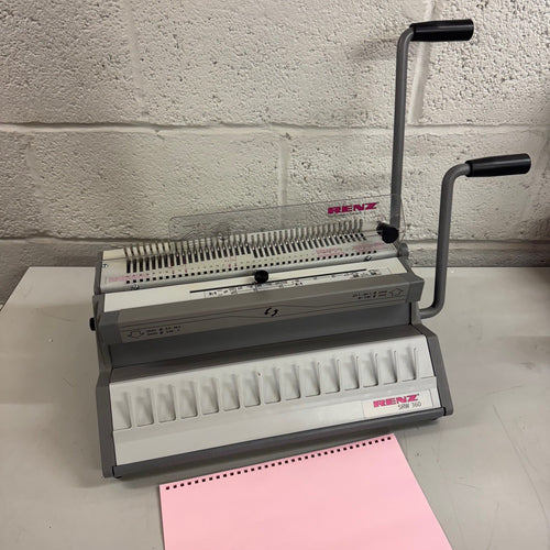 Ex-demo, Used, Renz SRW 3:1 Wire Binding Machine - Latest Model