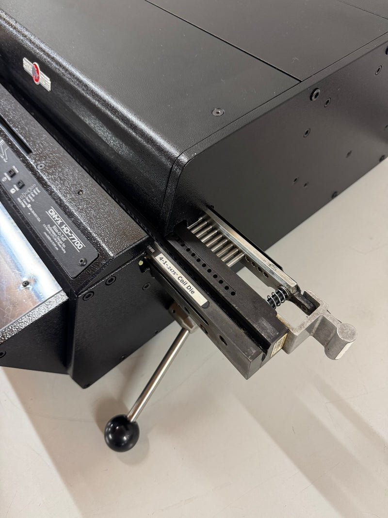Load image into Gallery viewer, Lightly-Used Onyx Rhinotuff HD7700 Binding Punch With Coil-Spiral 4:1 Tool Die
