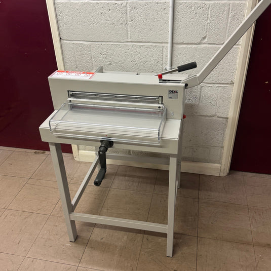 Lightly Used IDEAL 4305 Manual Guillotine Including Floor-Stand