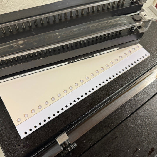 Used Onyx Rhinotuff HD7000 Binding Punch Including Wire-O Tools
