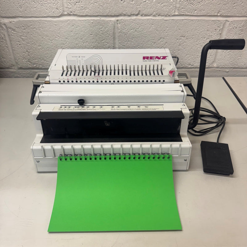 Load image into Gallery viewer, Pre-owned Renz DTP340M Punch With 2:1 Wire Tool Die &amp; WBS-340 Closer

