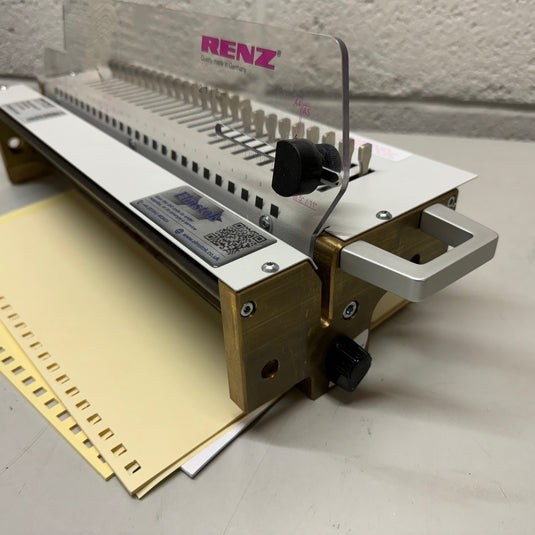 As New, Demo, Renz 340M / 340A 2:1 Square-Hole Wire Punch Tool Die
