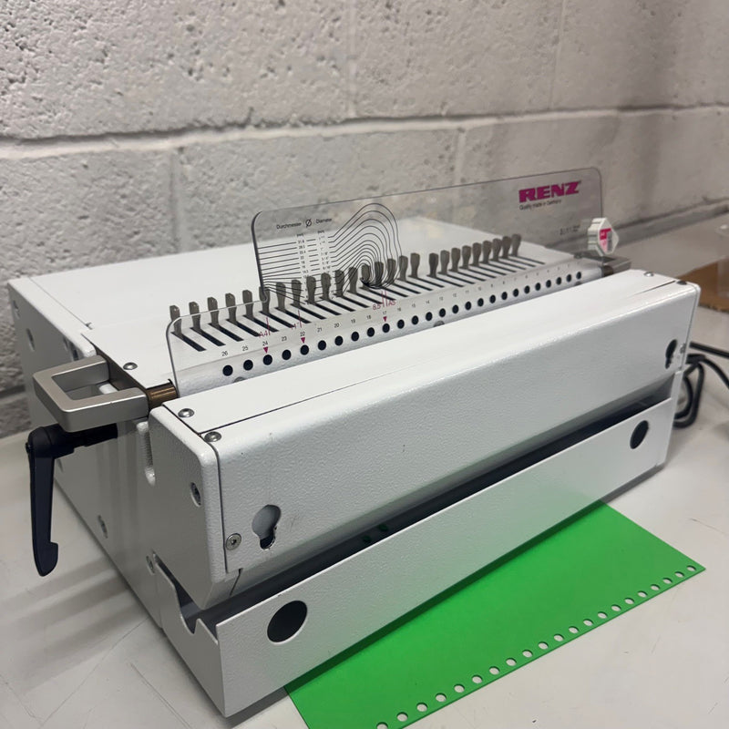 Load image into Gallery viewer, Pre-owned Renz DTP340M Punch With 2:1 Wire Tool Die &amp; WBS-340 Closer

