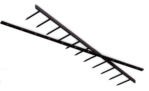 Velobind A4 Binding Strips Black 50mm 12-Prong (100)