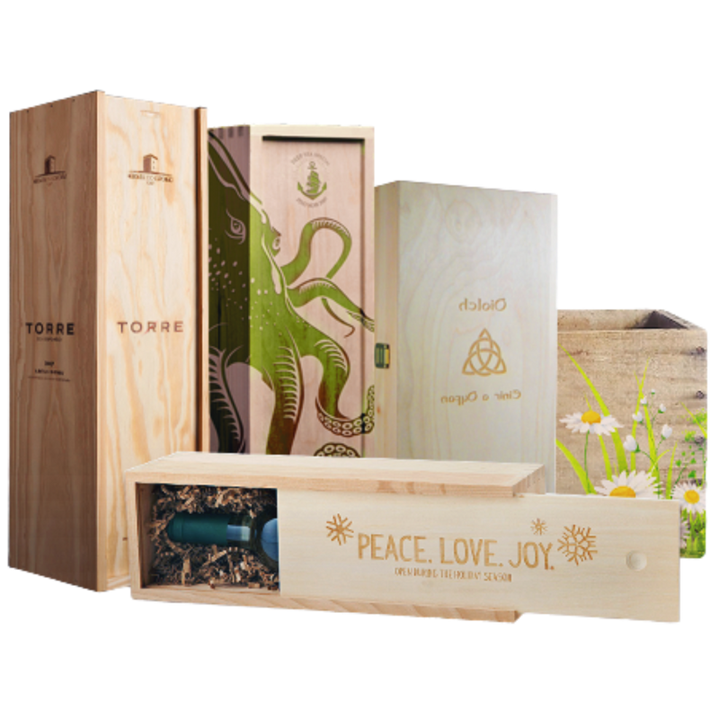 Load image into Gallery viewer, UV print on wood including presentation boxes
