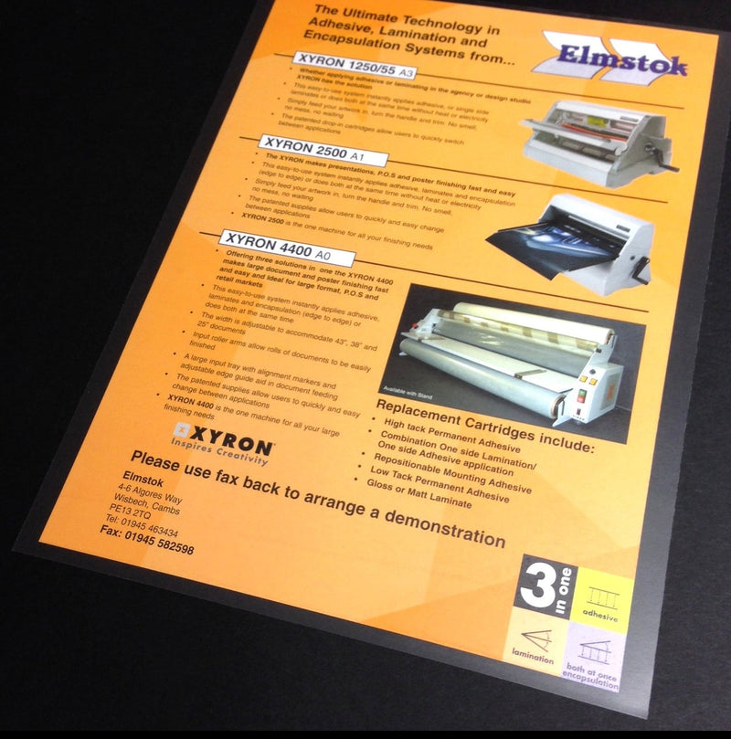 Load image into Gallery viewer, Xyron A4 Matt Laminate Cold Pressure-Sensitive Sheets - Pack of 10
