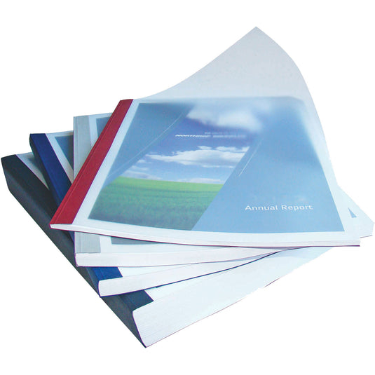 Bindomatic Aquarelle Dark Blue Thermal Binding Covers