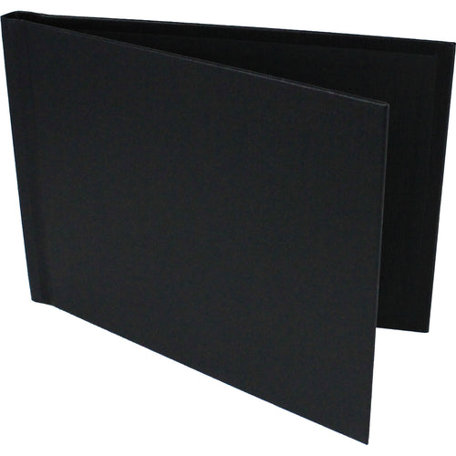 Impressbind A4 Landscape Black Hard Linen Classic Covers (10)